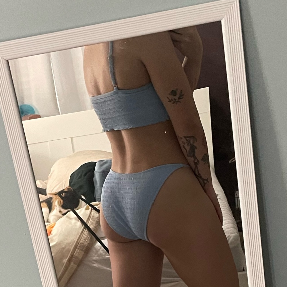 Bikini set, periwinkle color